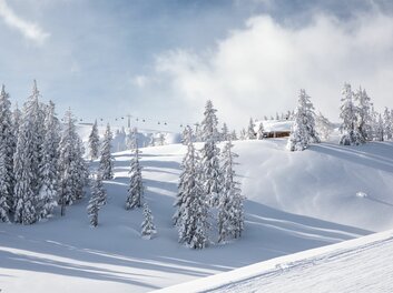 Winter in Saalbach view ski slopes | © saalbach.com